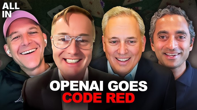 All-In podcast 人工智慧新格局 OpenAI「紅色警報」背後的市場大洗牌